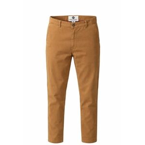 Fayettechill Men's Chino Dress Pants Jeans Dark Khaki Brown Size 34‎ Tapered Leg